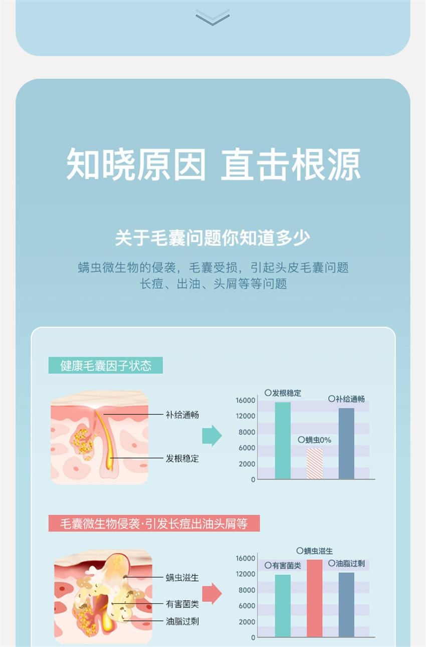 【中國直效郵件】 沫芮 毛囊洗髮精 去屑控油 止癢頭皮清潔蓬鬆 正品洗髮露 500ml/瓶