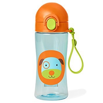 SKIP HOP Zoo Lock-Top Sports Bottle-- Owl