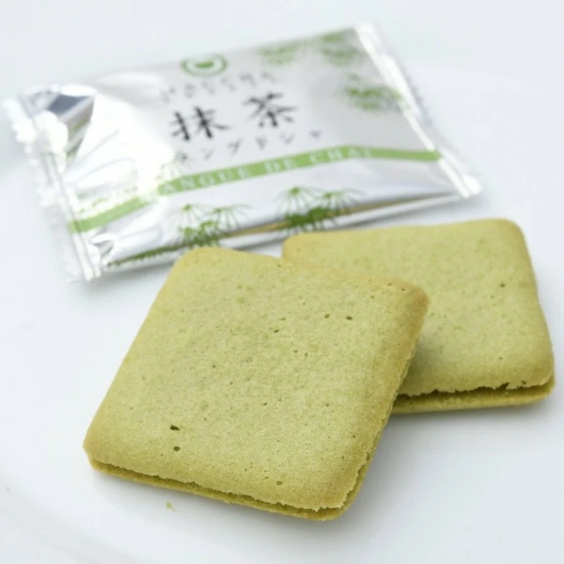 【日本直郵】日本 八女茶貓舌餅 10個