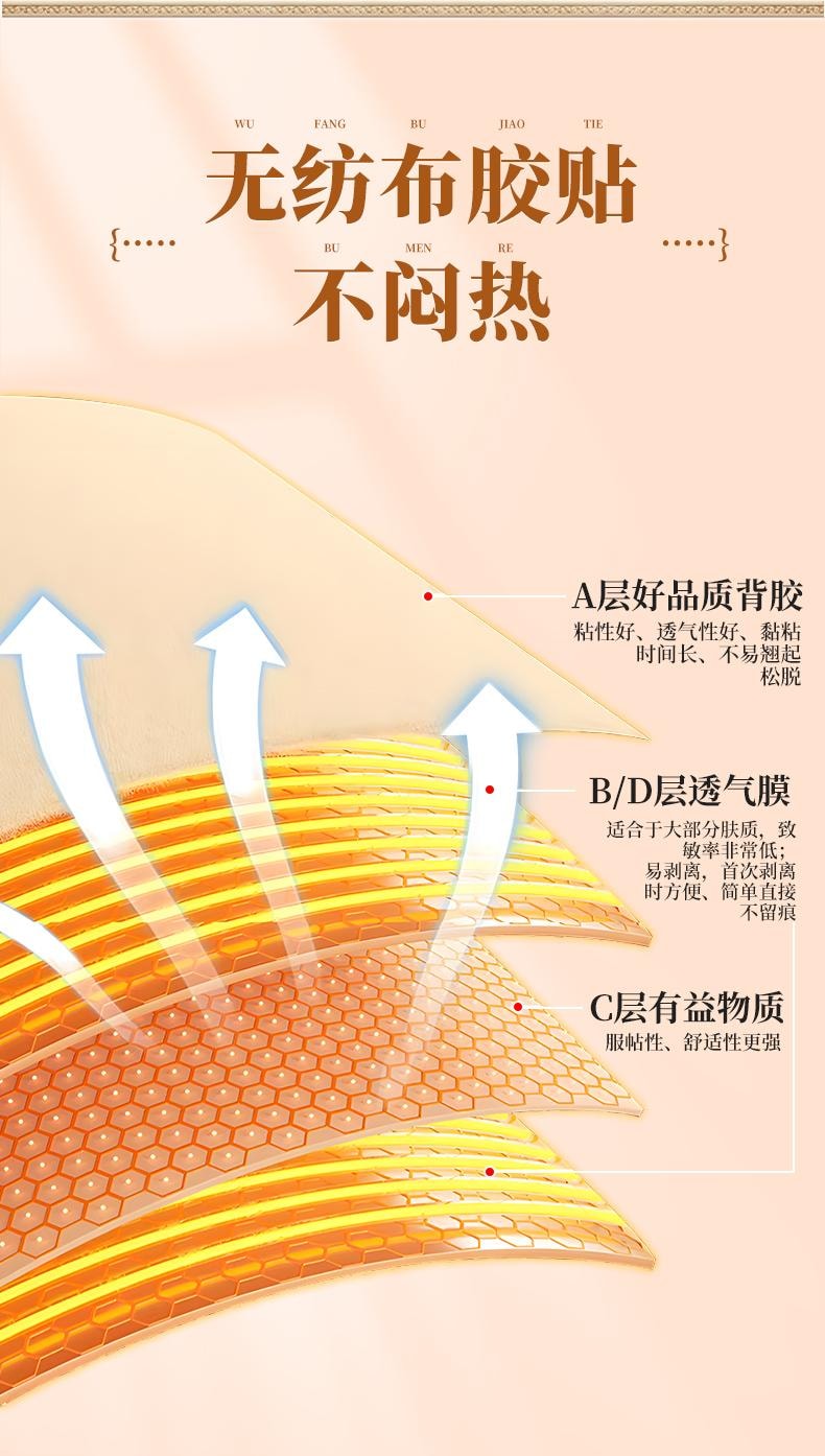 【中國直郵】 仁和 元氣茯苓八珍足貼 艾草祛濕祛寒穴位除濕貼非排毒 30貼/盒