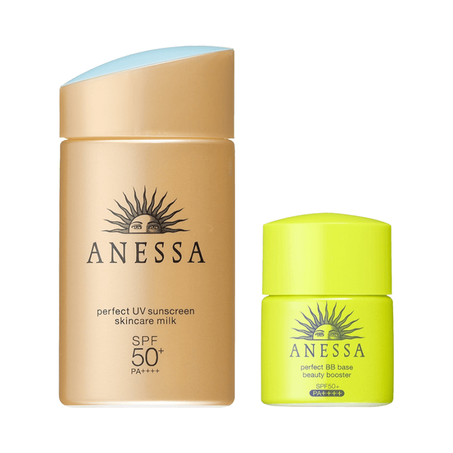 ANESSA Perfect UV Skincare Milk Travel Set UV Milk+BB 60ml+7.5ml