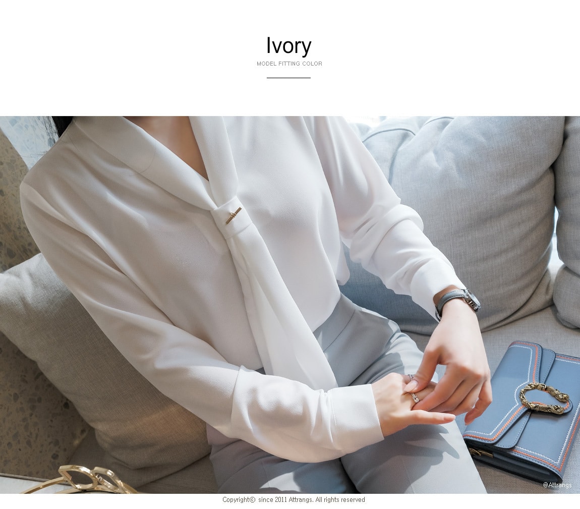 Blouse Ivory(model) free size