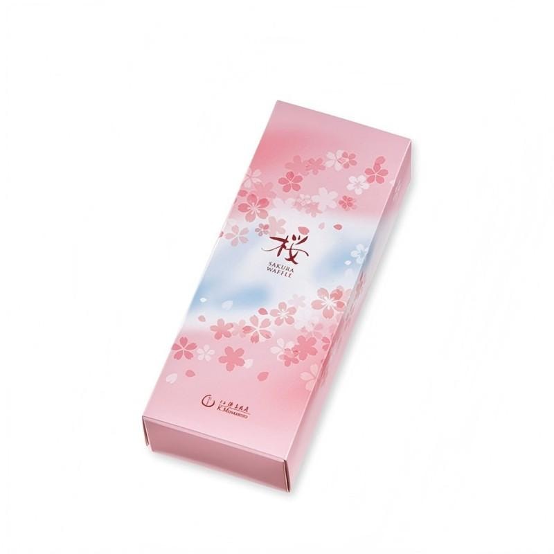 【日本直邮】日本传统和菓子老铺 源吉兆庵 期限限定 樱花夹心华夫饼 5枚装