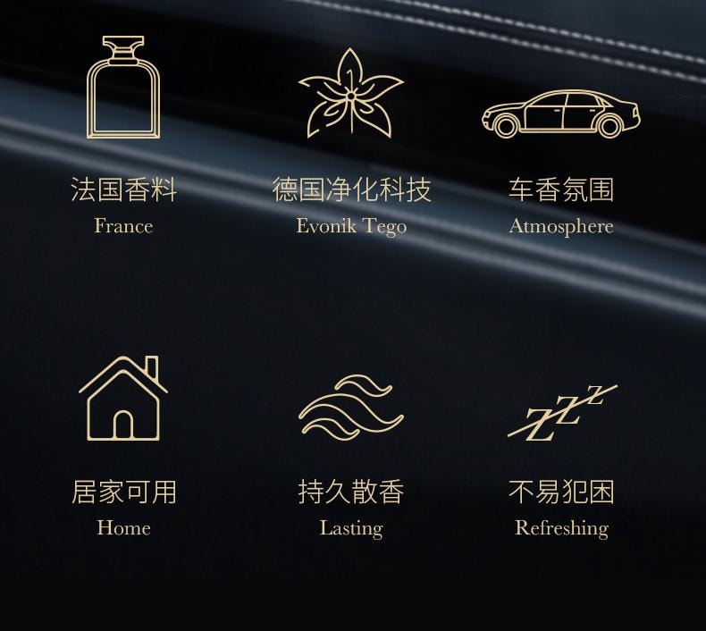 【中国直邮】 科净威 车载香薰 2025年新款汽车香水香氛香膏 持久留香净化空气去异味 永恒之水180g/瓶【品牌推荐官-陈小春】