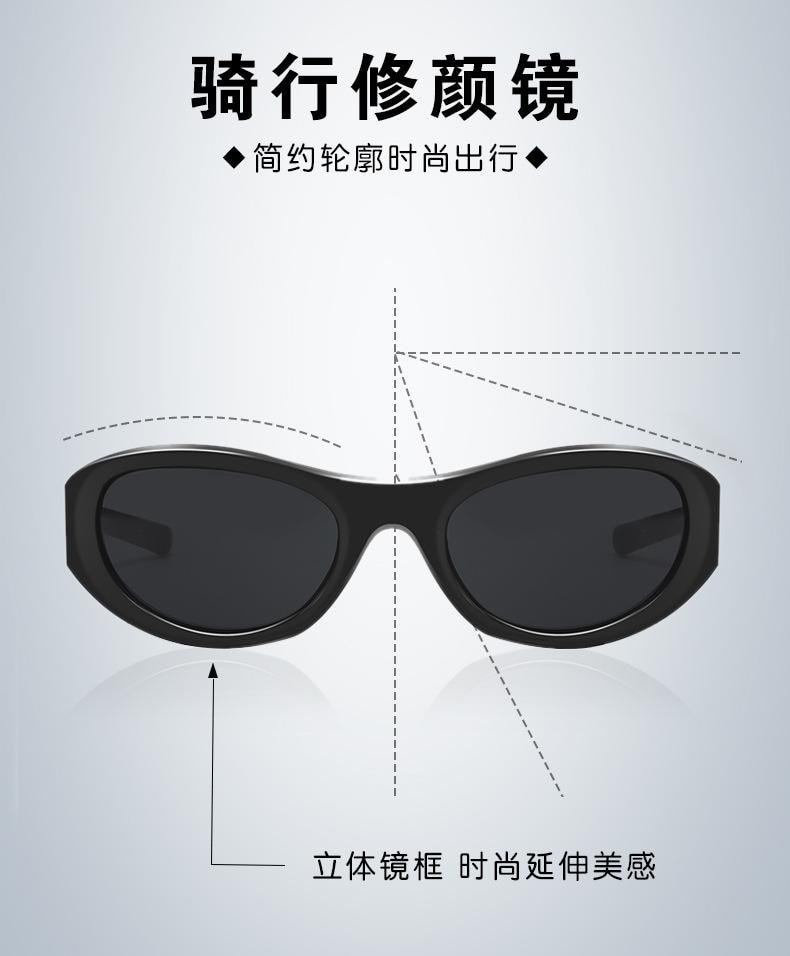 FENCHI 2025新墨鏡 個性未來感墨鏡 防風騎乘護目鏡登山防紫外線戶外偏光墨鏡 男女款【明星同款】