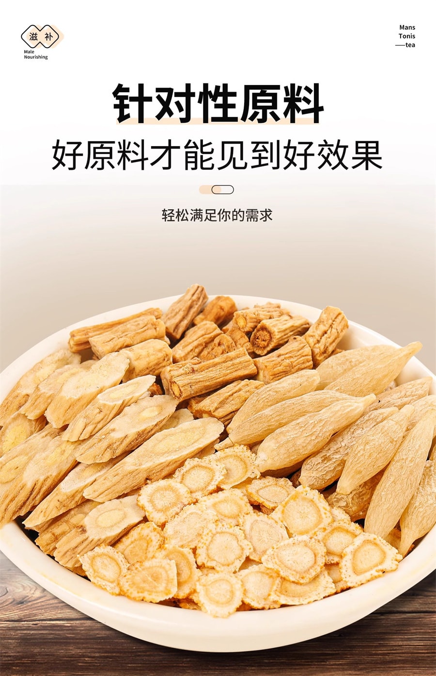 【中國直郵】 福東海 元氣四寶組合 藥材西洋參黃耆黨參麥冬組合100g/盒