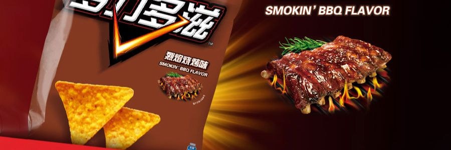 大陸版DORITOS多力多滋 玉米洋芋片 烈焰燒烤風味 68g