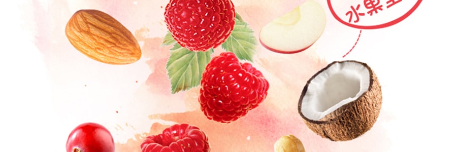 【赠品】【薇娅推荐】欧扎克 芝士树莓 干吃零食 水果谷物冲饮代餐麦片 400g