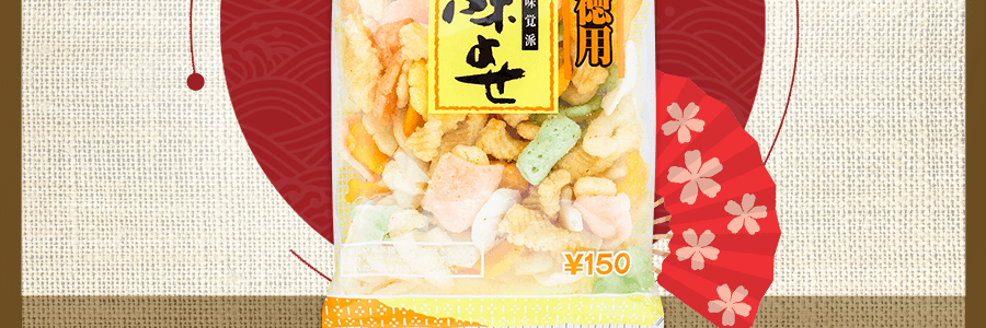日本WAKABATO 什錦煎餅 102g