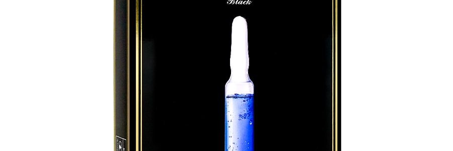 韓國JM SOLUTION肌司研 水滋養水盈玻尿酸面膜 急救補水安瓶 清爽水潤 黑臻版 10片入 孕敏可用