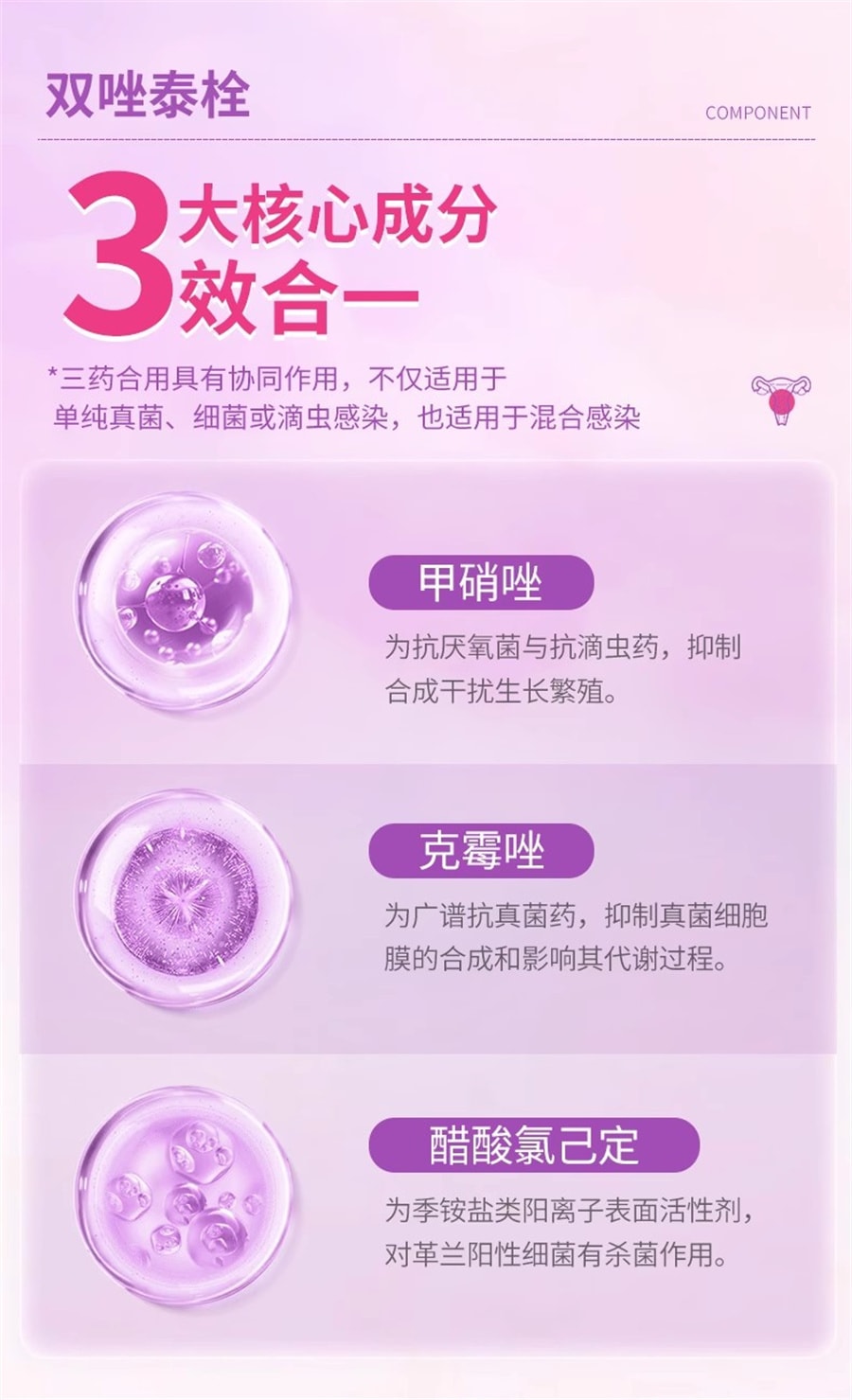 [GIFT] Diazoxide Pessary Anti-Inflammatory Vaginal Gel Metronidazole Ambrose 7Pcs/Box