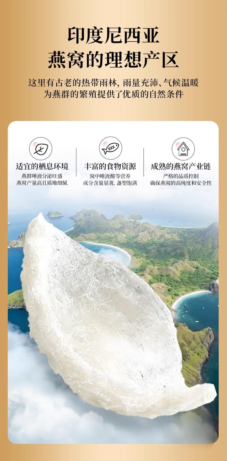 【非三角盏 非粘底】台湾同仁堂马来西亚印尼溯源燕盏30g  干燕窝非即时冰糖燕窝干盏马来西亚印尼溯源燕窝 孕妇妇女天盏增强免疫力送礼礼盒 新年圣诞礼品【同仁堂三百年匠心品质】