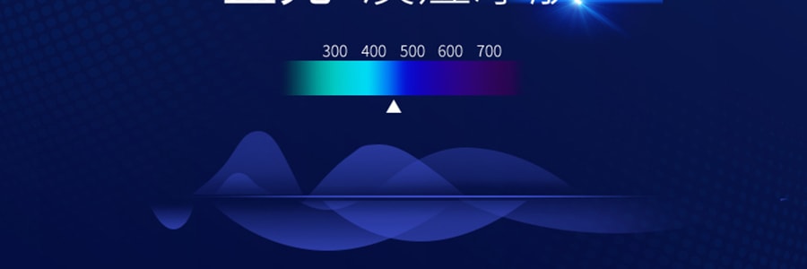 K·SKIN金稻 无线光子嫩肤仪 红蓝光面部LED美容导入仪 家用光谱大排灯电子面罩 白色 充电款 KD036