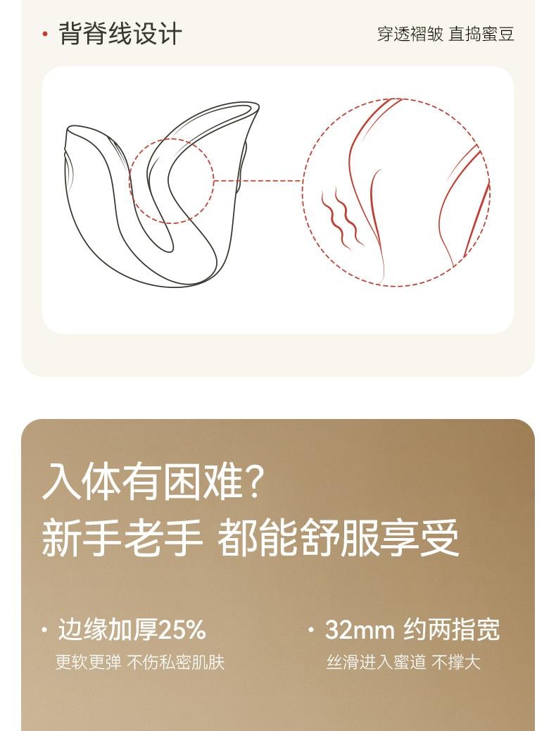 大人糖™ 引RIDGE 入體雙拍打情趣玩具震動棒女成人用品挑逗跳蛋自慰 皎月白