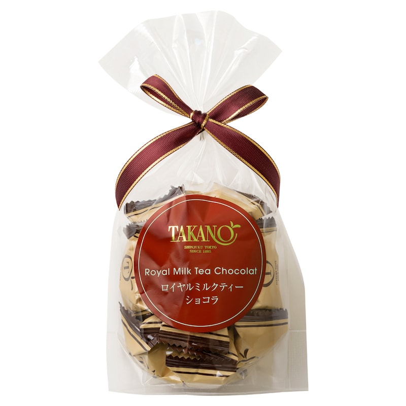 【日本直邮】日本新宿高野 TAKANO 季节限定皇家奶茶巧克力糖果 礼袋70g