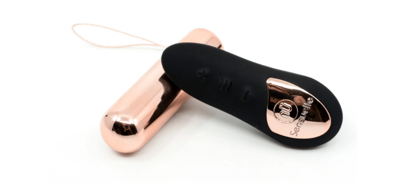 Wireless Remote Bullet Plus Rechargeable Waterproof Black