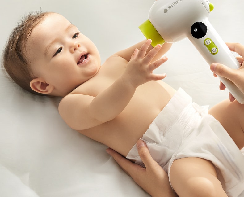 【中国直邮】Bc Babycare儿童吹风机新生婴儿宝宝专用吹屁屁电吹风无线低辐射轻音 鸢尾紫 5V2A
