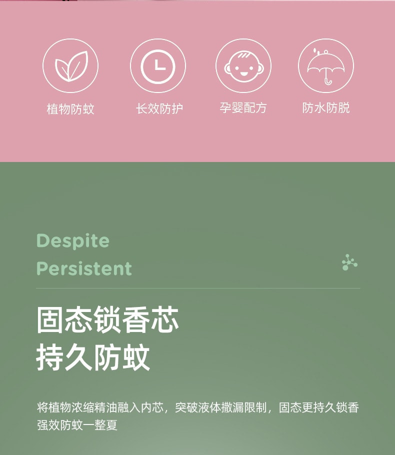 【中国直邮】爪哇岛发光驱蚊手环婴儿童女生版宝宝恐龙驱蚊扣户外神器手链大人防蚊贴 五个装 (颜色随机)