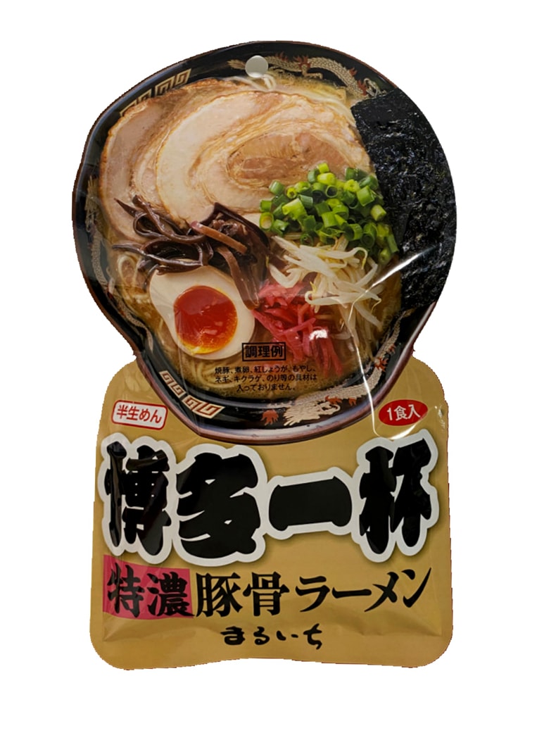【日本直邮】日本博多一杯 特浓豚骨拉面 1人份 1袋