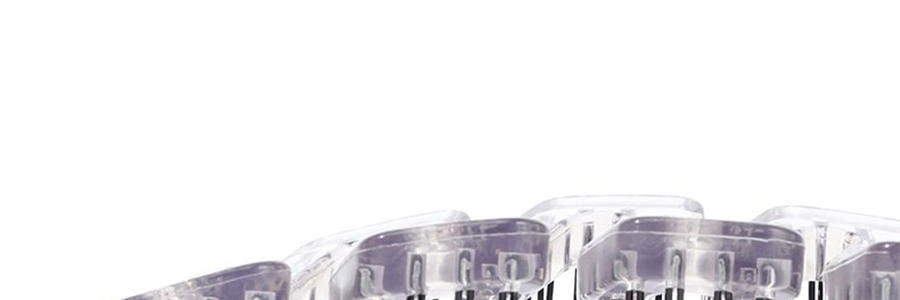 PANVIN盤易 水晶蓬鬆梳 家用蓬鬆按摩梳 鏤空可彎曲排骨梳 #灰色 不含猪鬃款 撫平毛躁 清潔頭皮