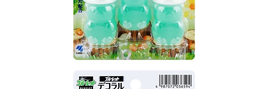 日本KOBAYASHI小林製藥 花瓣式馬桶清潔凝膠 #森林花香 3枚入 22.5g【李佳琦推薦】