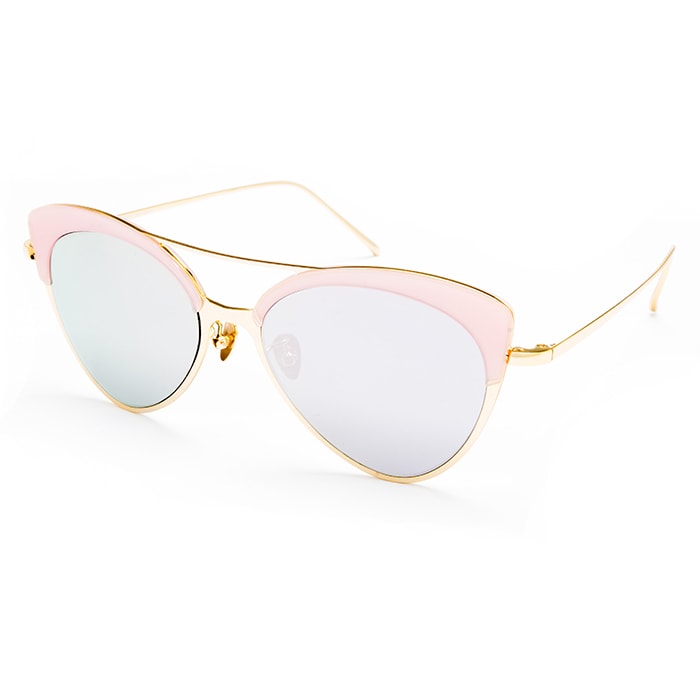 SUNGLASSES / CHARMS201 / PINK GOLD+PINK MIRROR LENS
