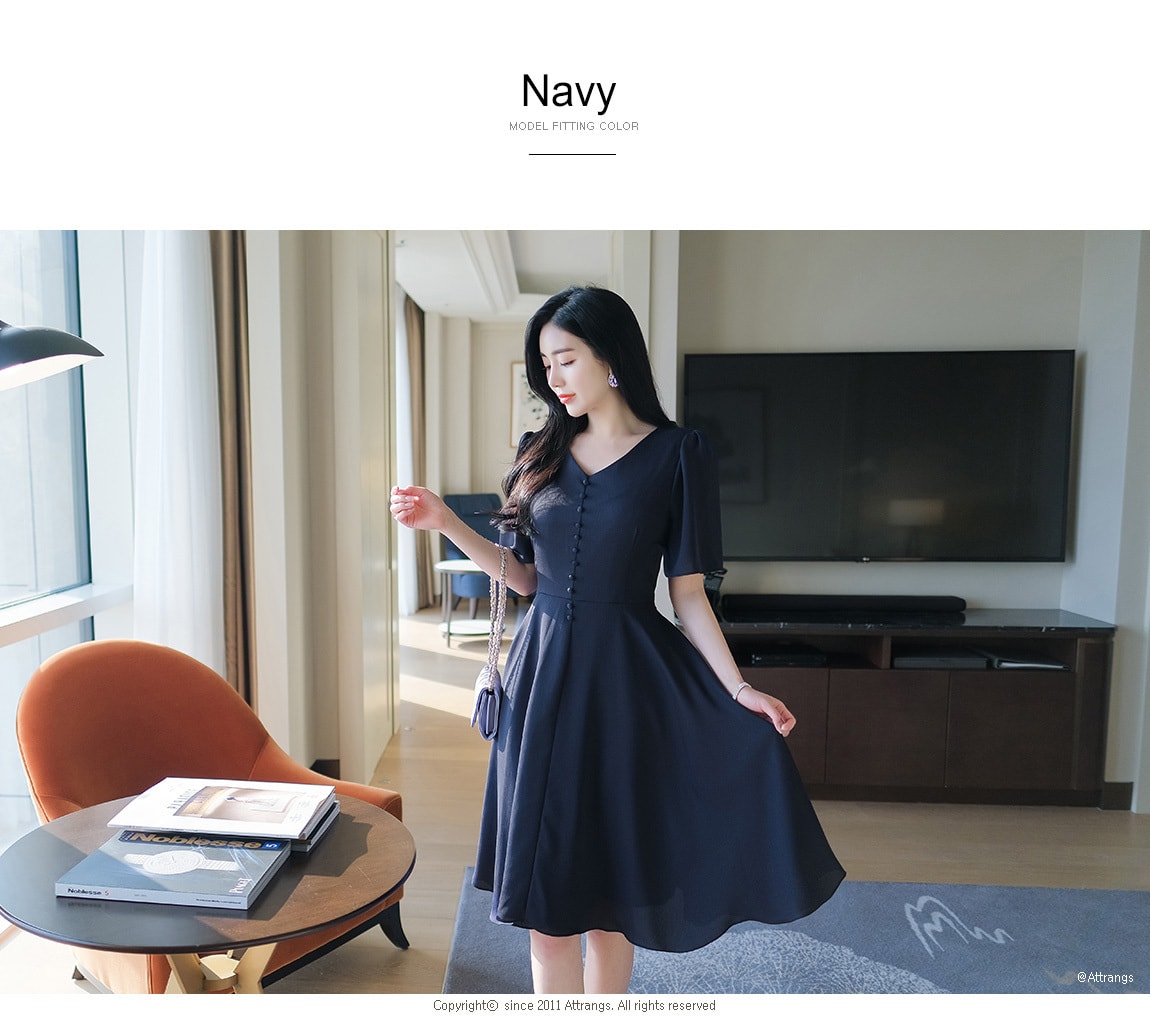 dress  Navy L