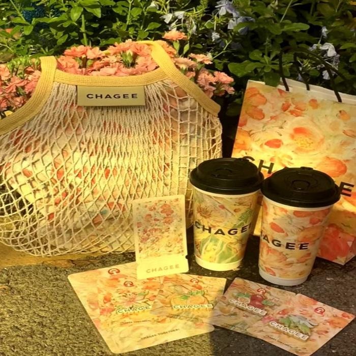 【9.9限时秒杀】霸王茶姬 万象春和 网兜帆布袋【拍照出片神器!!!】