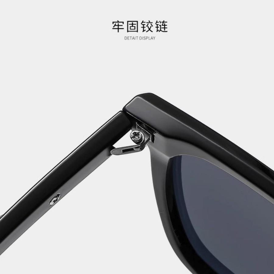 FENCHI 「GM同款」复古大框墨镜太阳镜  防紫外线偏光镜眼镜  明星同款方框设计  男女通用  街拍/驾驶/旅行必备