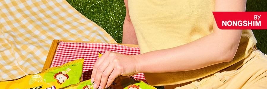 韩国NONGSHIM农心  香蕉脆条 玉米泡芙 膨化零食 45g【 Blackpink Jennie推荐】