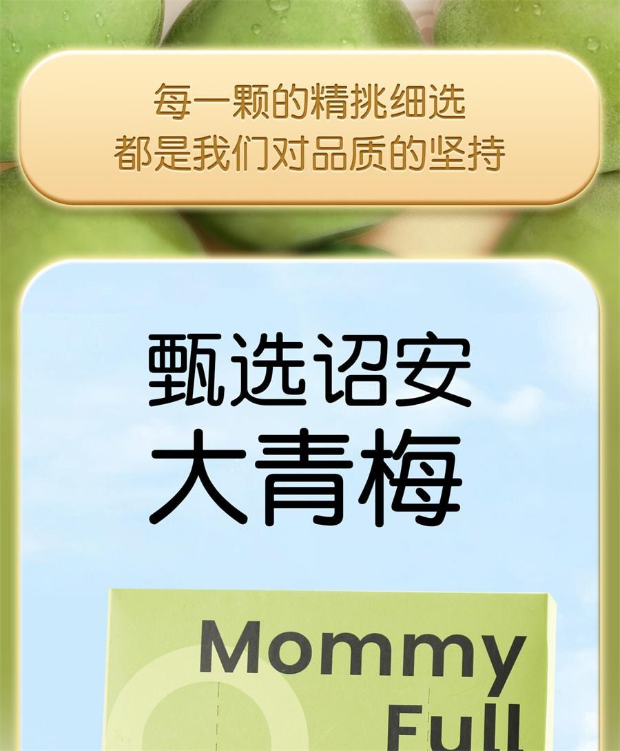 【中国直邮】 孕小饱 孕妇零食缓解孕吐酸梅孕期酸味梅子孕反话梅干营养果脯食品  梅片80g/盒