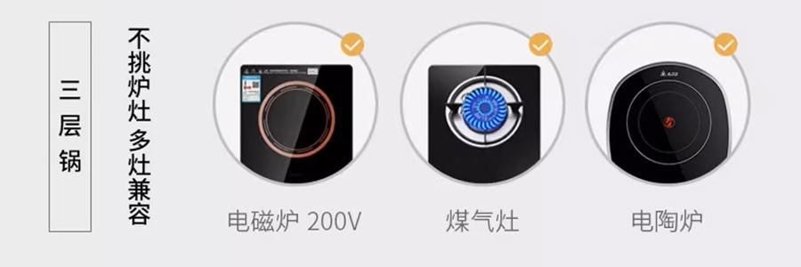 日本SORI YANAGI柳宗理 不鏽鋼鋁製三層單手平底鍋 22cm