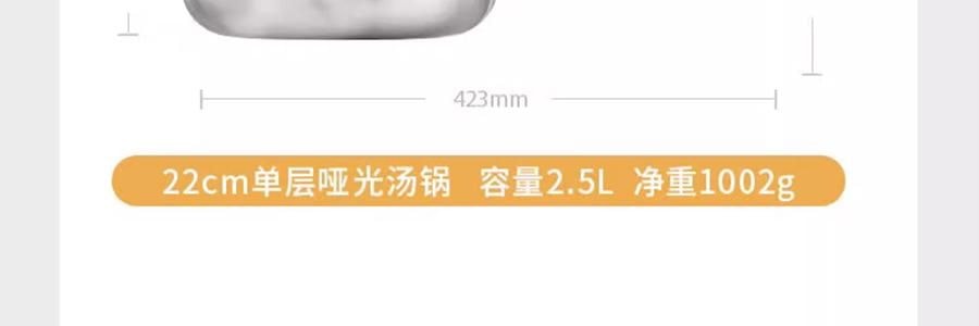 日本SORI YANAGI柳宗理 不鏽鋼鋁製三層單手平底鍋 22cm