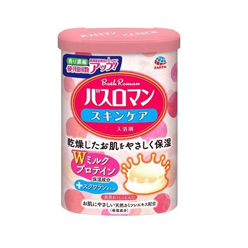 【日本直效郵件】EARTH地球製藥 巴斯洛漫 入浴劑 粉罐牛奶乳蛋白600g