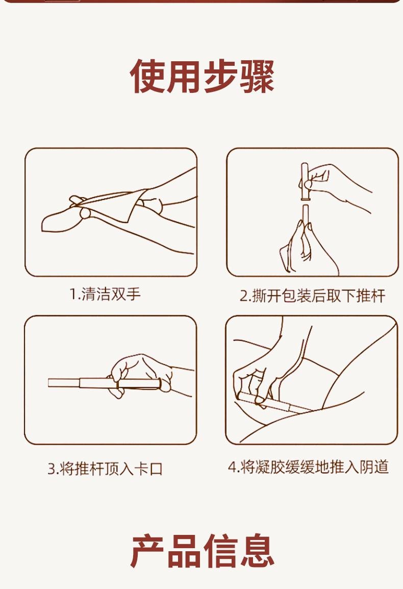 【中国直邮】 北京同仁堂 医用抗HPV病毒妇科凝胶3g*1支/盒