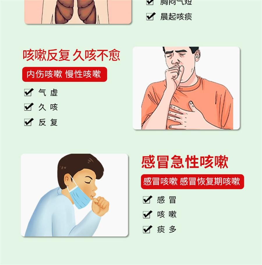 【中国直邮】 中国药材 虫草清肺胶囊 支气管炎咳嗽药化痰止咳润肺消炎24粒/盒