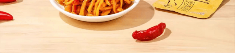 超友味 木瓜丝 鲜香辣爽 外表金黄内芯脆爽 料多味足 好吃停不下来 125g