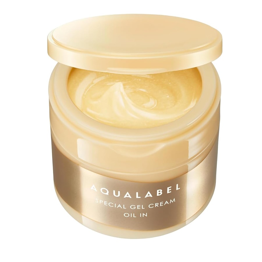 [日本直郵] 日本 資生堂SHISEIDO Aqua Label 水之印全效精油緊緻彈性乳霜 90g 金色