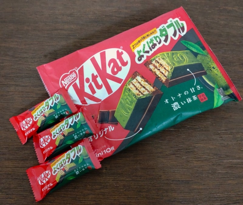 【日本直邮】日本雀巢NESTLE KIT KAT 最新发售  期限限定 双层抹茶巧克力口味威化 10枚装
