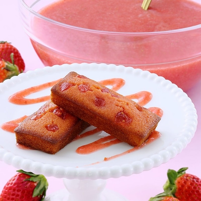 【日本直郵】日本甜點名店 HENRI CHARPENTIER 連續6年販賣個數吉尼斯世界紀錄 春季限定 草莓口味費南雪 5枚裝