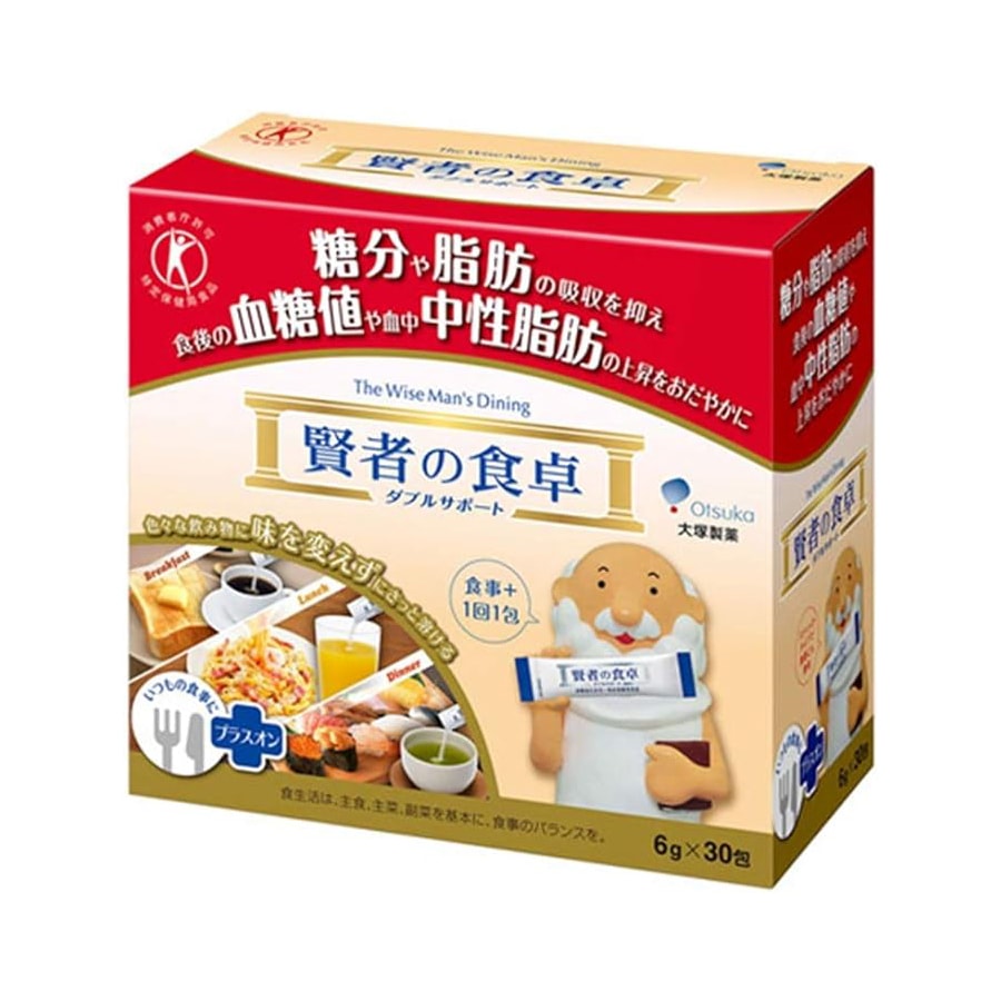 【日本直郵】 大塚食品 賢者の食卓 酵素 抑製糖和脂肪的吸收 6g*30包