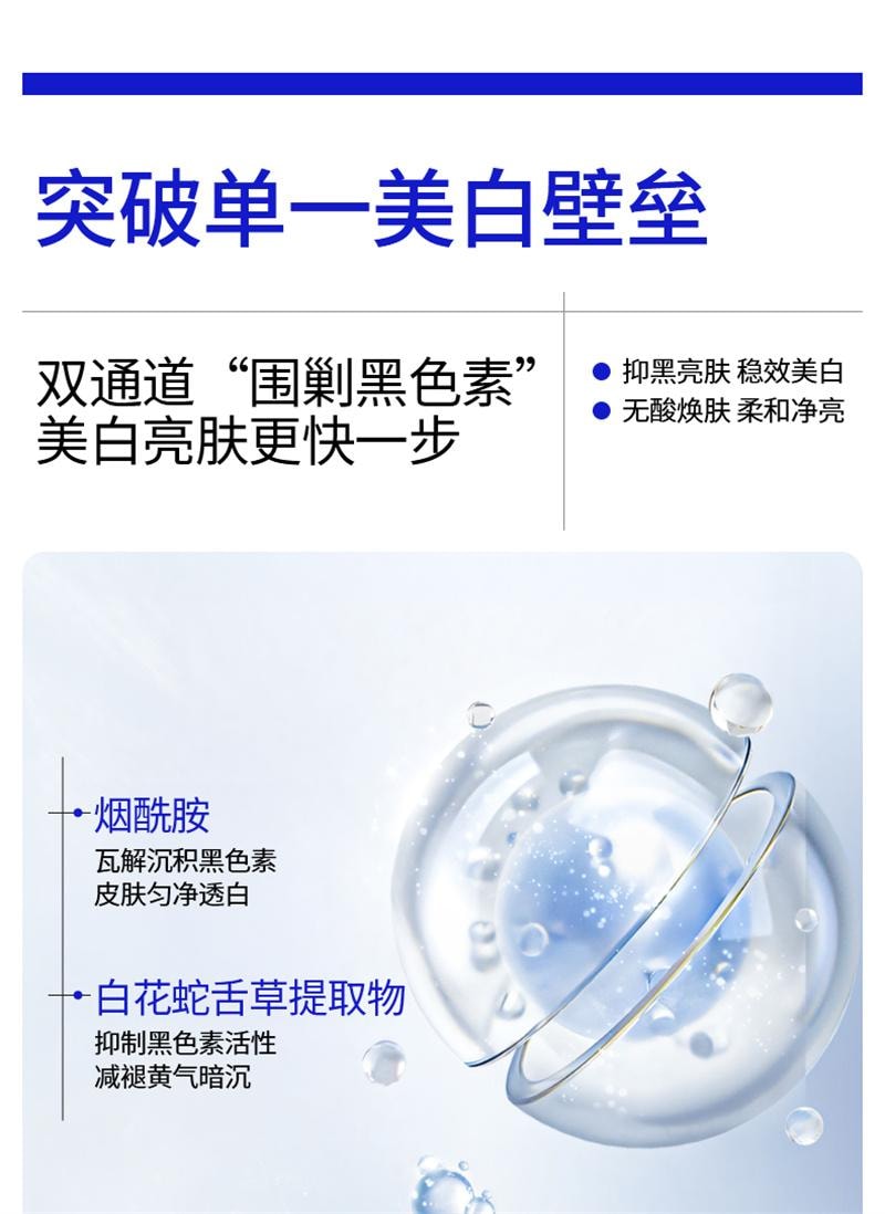 【中国直邮】 EHD 美白沐浴露 烟酰胺全身美白沐浴乳液清洁全身果酸男女 500ml
