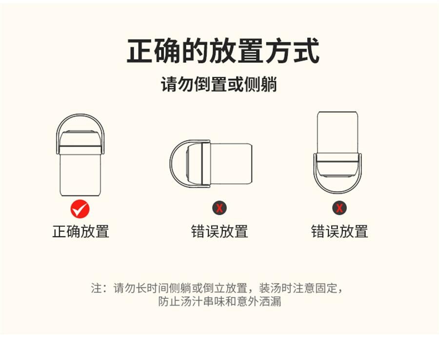 【中国直邮】 九阳 保温饭盒保温桶上班族学生超长保温大容量多层不锈钢便当餐盒  1.8L【一体三层分装】白色