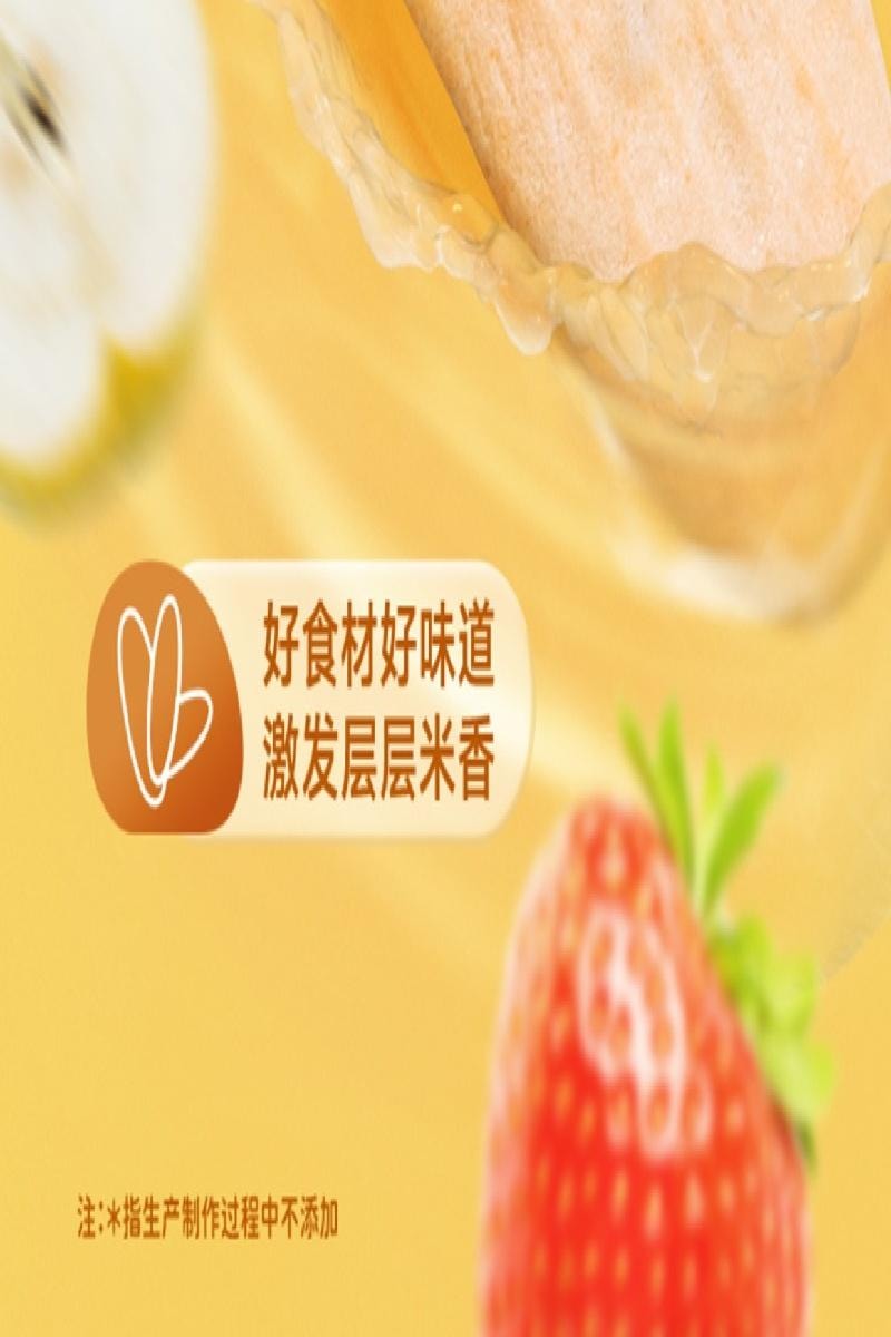 【中国直邮】 不二宝贝 婴标胚芽米饼 辅食磨牙饼干 原味 21g/盒