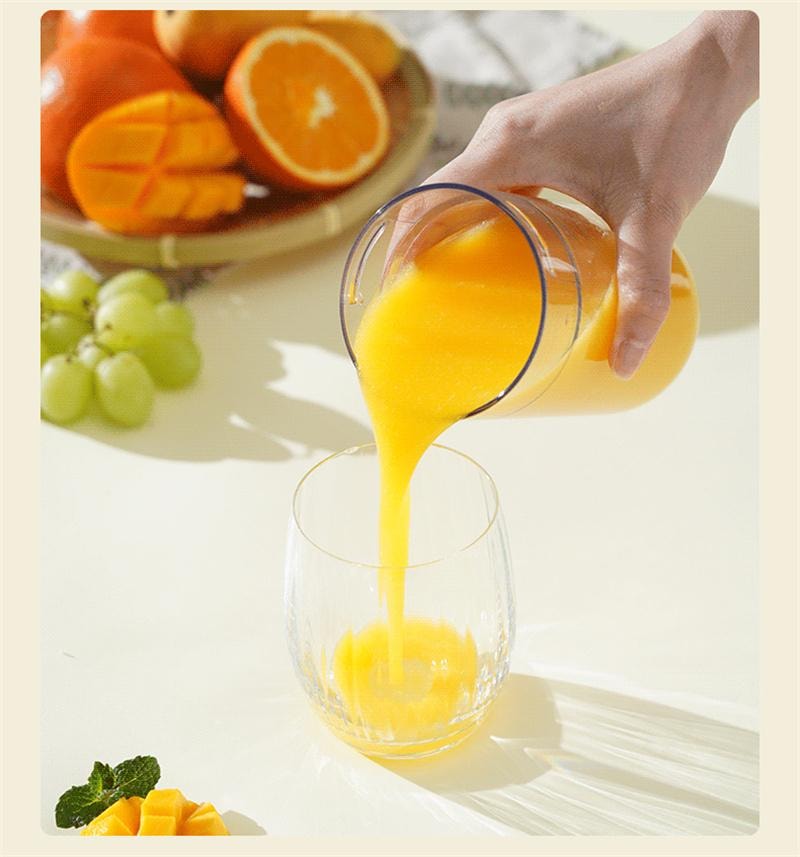 【中国直邮】 九阳 新款榨汁机家用小型便携式水果电动榨汁杯果汁机迷你无线 奶油白 1个装