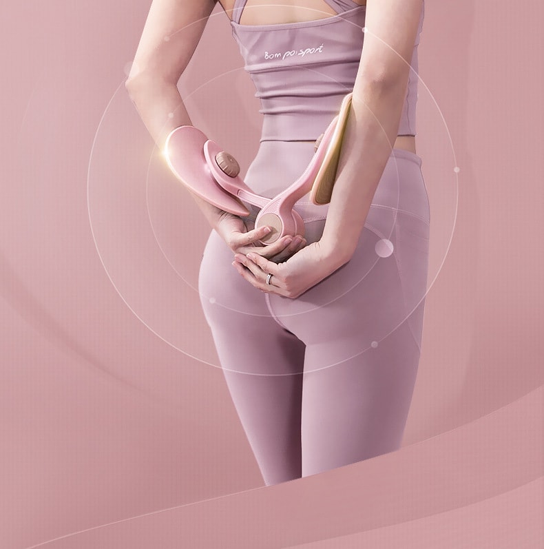 【中國直郵】中歐美腿器產後骨盆底肌訓練器凱 粉紅色