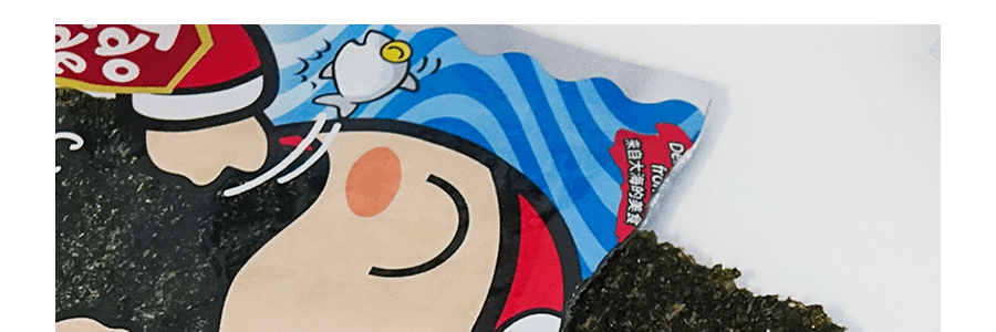 泰國小老闆 超大片脆皮海苔 海鮮味 12包入 38g【網紅點心】