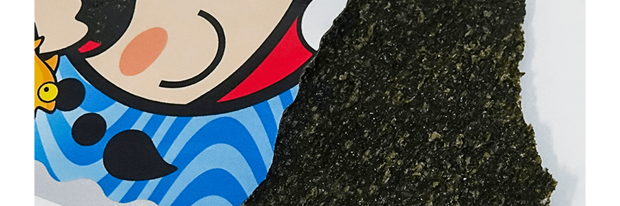 泰國小老闆 超大片脆皮海苔 海鮮味 12包入 38g【網紅點心】