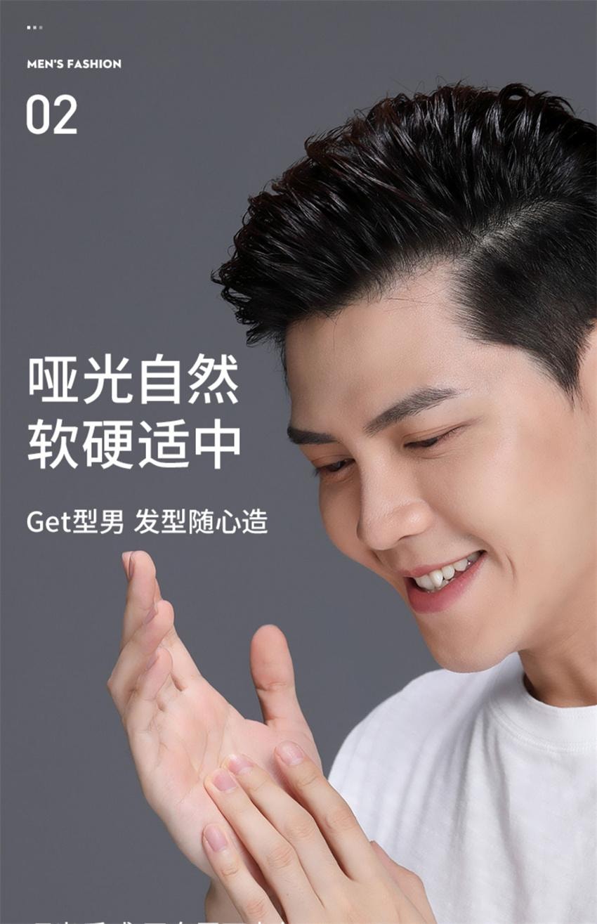 【中国直邮】 维特丝 潮派定型发蜡 男士定型清香自然蓬松发胶哑光保湿发油啫喱膏 100g/瓶