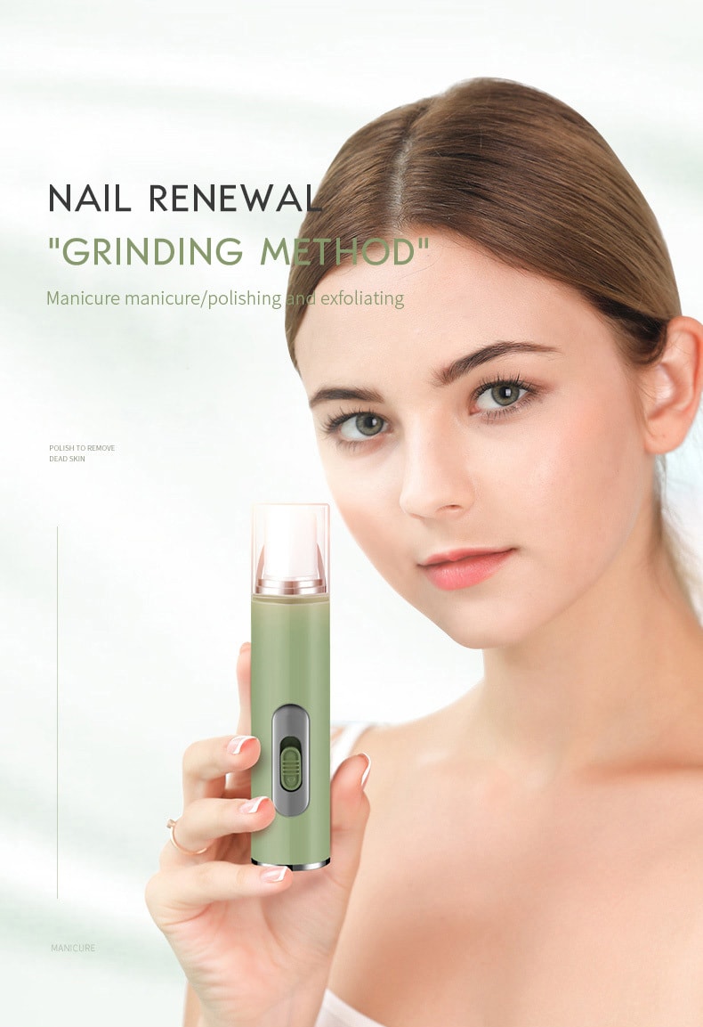  金稻 電動指甲磨甲器 便攜式修甲美甲器 指甲拋光打磨機KD363白色 1台